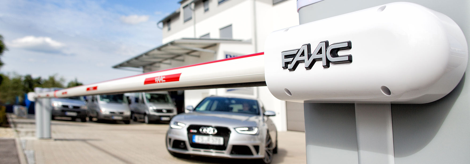 FAAC L Round Beam Sections for the B680H Hydraulic Barrier Gate Operator | All Security Equipment