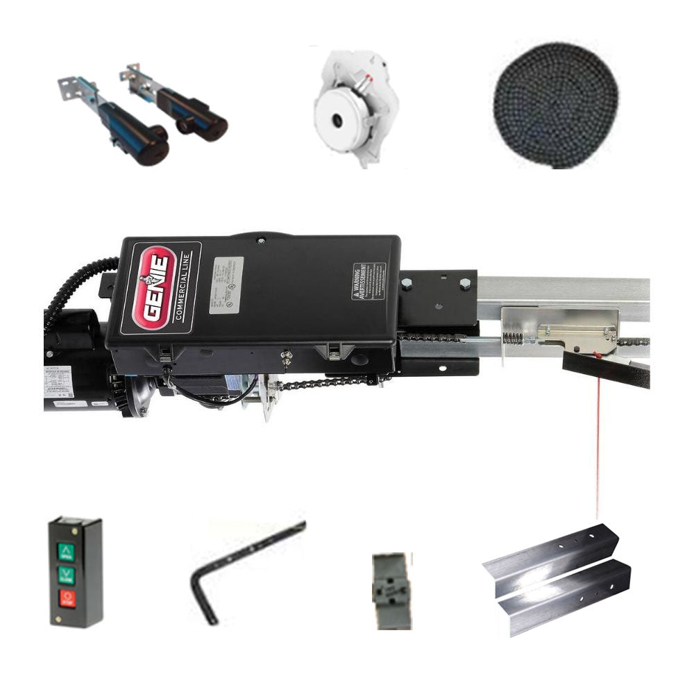 Genie Heavy Duty Gear Head Trolley Door Operator w/ Brake - 1/2HP, 1PH