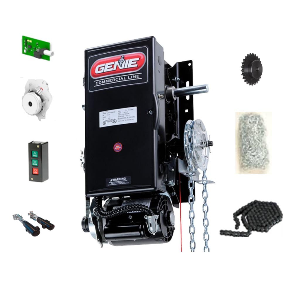 Genie Standard Duty Hoist Door Operator with Brake - 1HP, 1PH