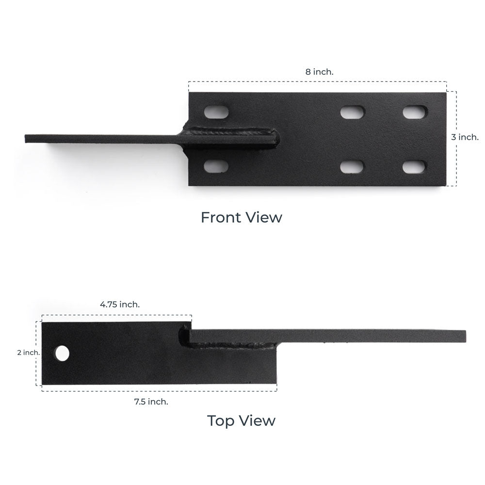 Heavy Duty Bracket for Swing Gate Operators Bolt on - No Welding FAS-BKT-400 | All Security Equipment