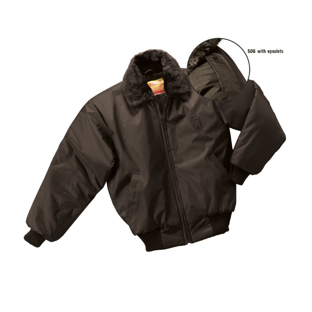 Liberty Uniform Security Bomber with Epaulets (Brown) | 506MBN