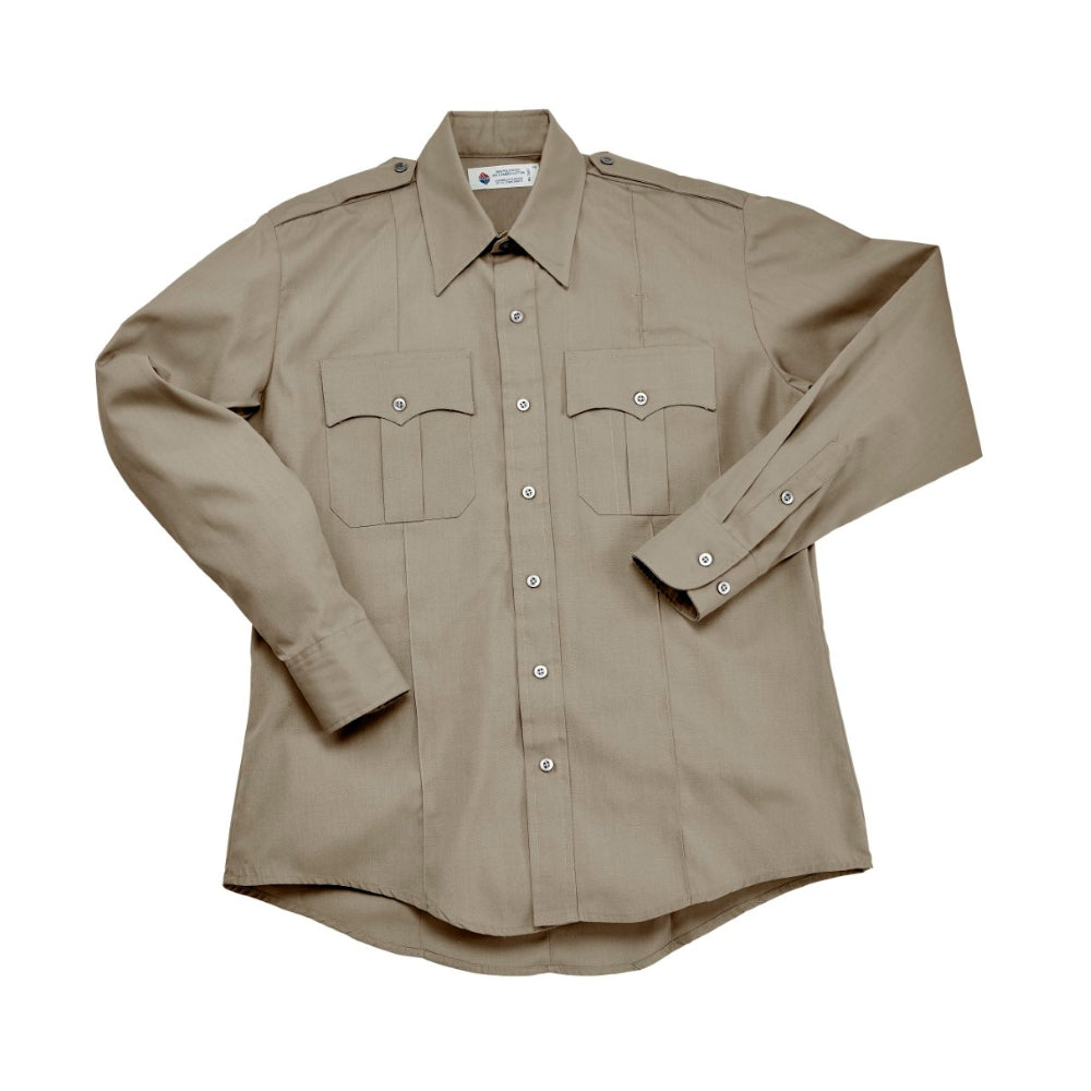 Liberty Uniform - 100% polyester Police/Guard Shirt (Silver Tan) | LIB-761MTN