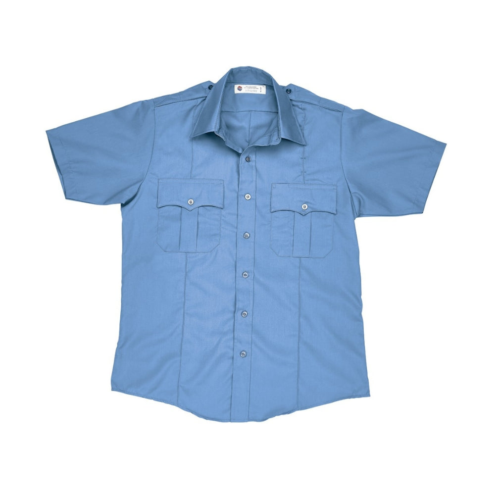 Liberty Uniform S/S police shirt, 100% polyester (Light Blue) | Size: 3X | All Security Equipment Liberty Uniform S/S police shirt, 100% polyester (Light Blue) | Size: 3X | All Security Equipment