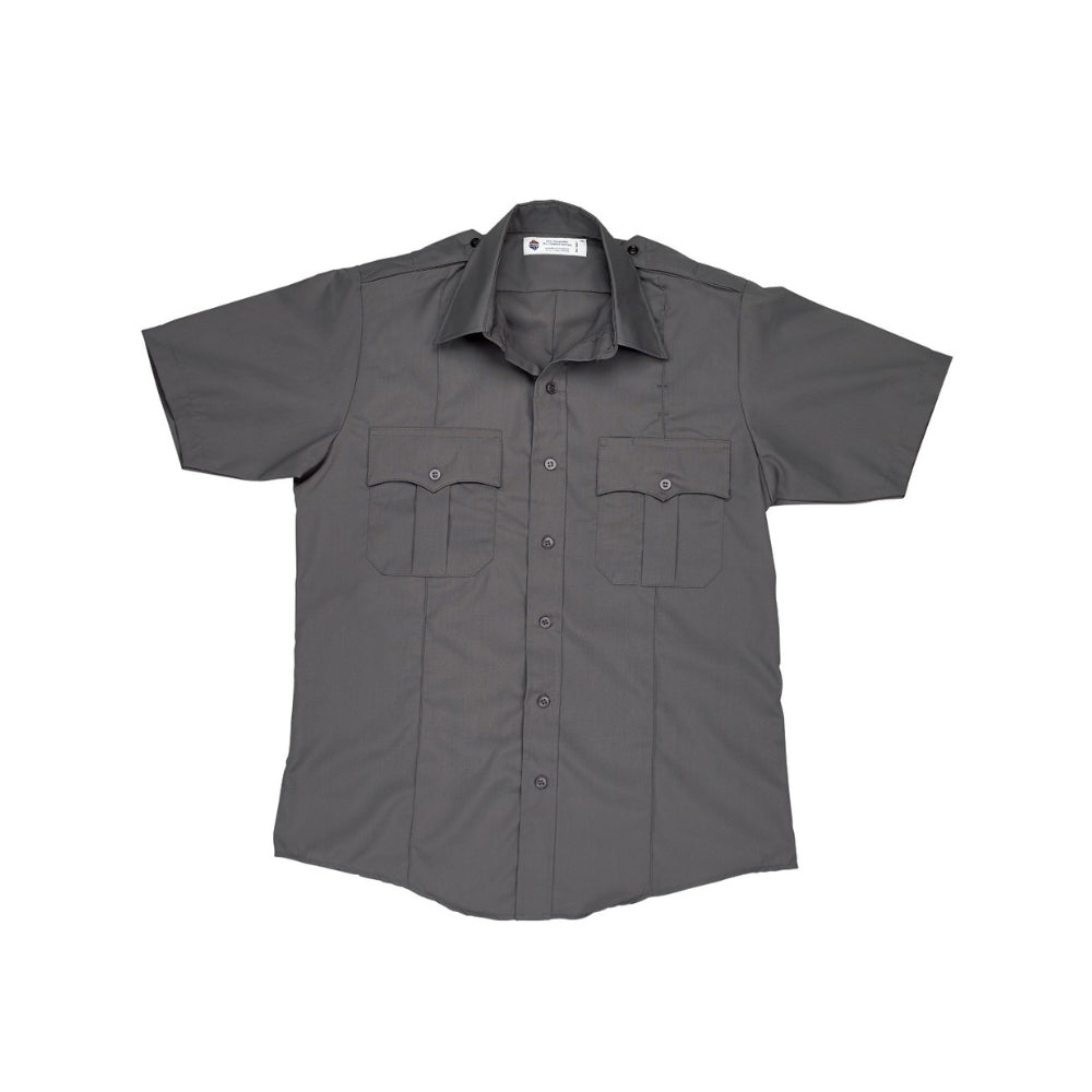 Liberty Uniform - S/S police shirt, 100% polyester (Nickel Grey) | LIB-771MGY