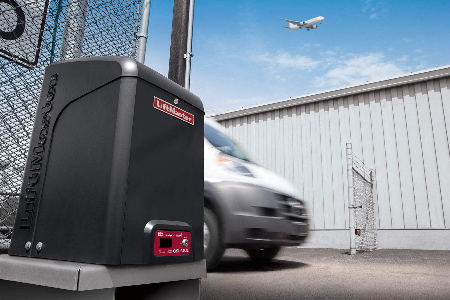 LiftMaster CSL24UL 24VDC High Traffic Commercial Slide Gate Operator