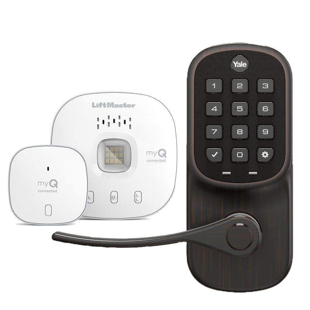 Yale LiftMaster Smart Keypad Lever Lock | LMLEVPACK-SN