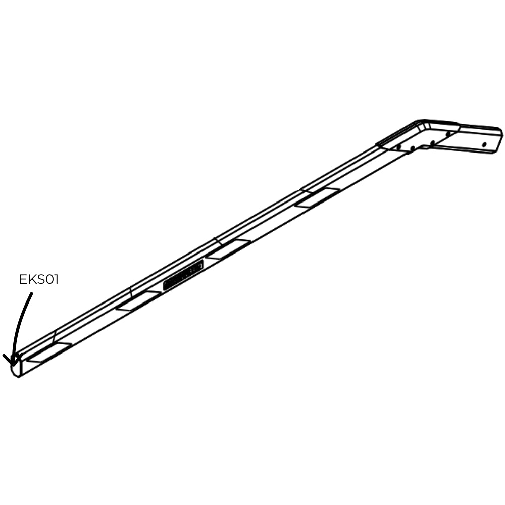 Magnetic Autocontrol Small Barrier Arm End Cap (White) EKS01