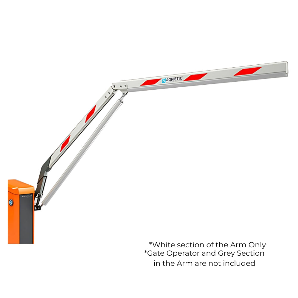 Magnetic Autocontrol Articulated VarioBoom White Section Only 12 ft.