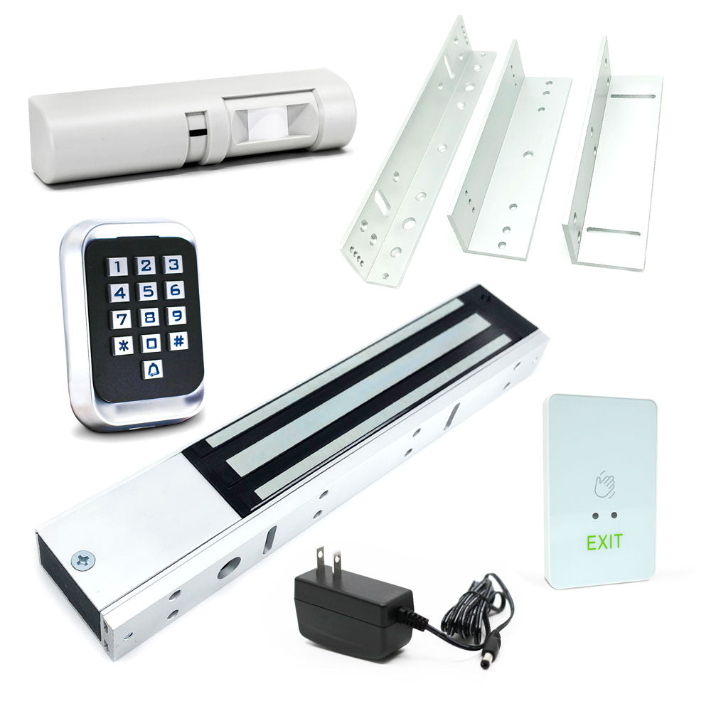 ASE Magnetic LockSmith Bundle 600 lbs of Holding Force FAS-KITMAGLSW | All Security Equipment
