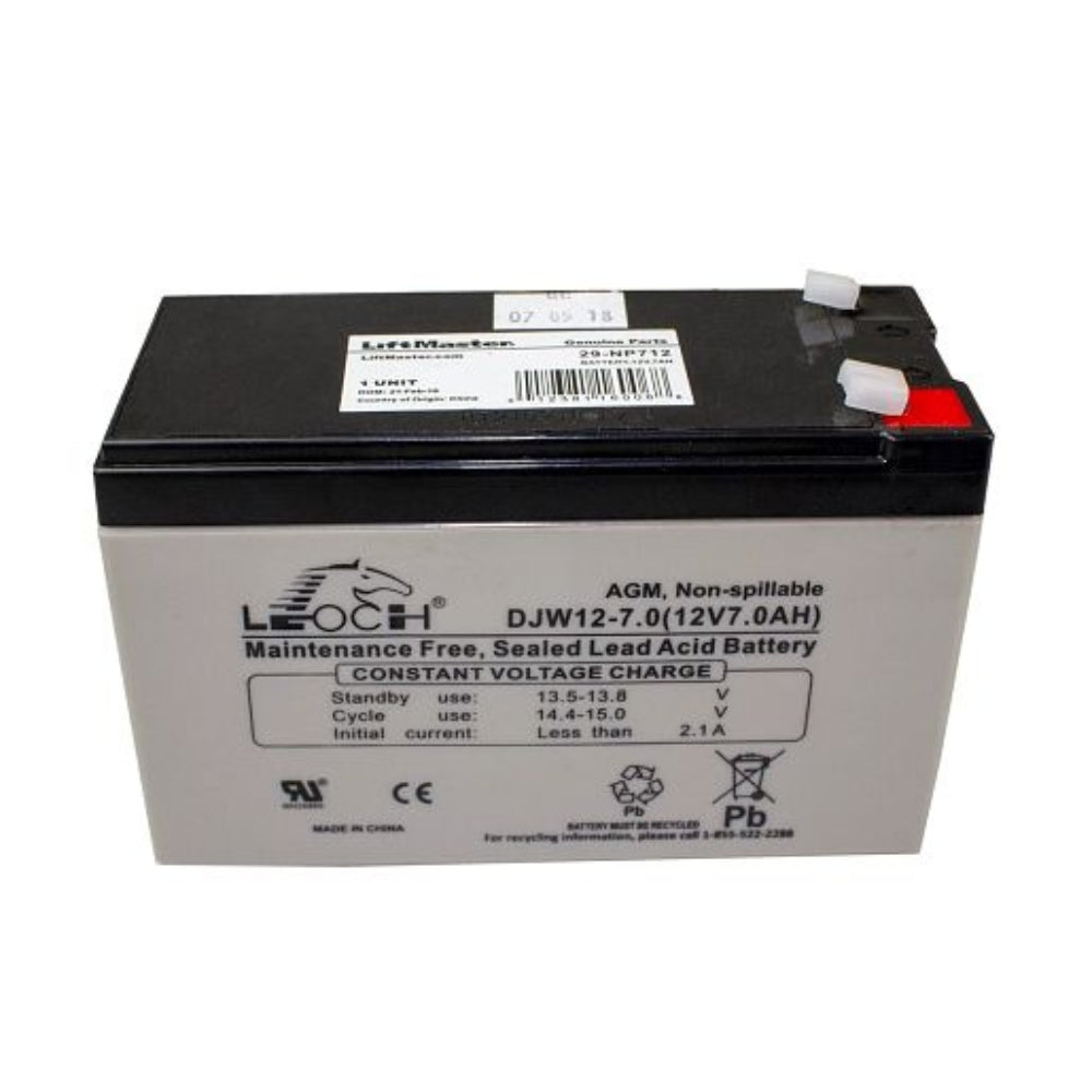 LiftMaster 12V 7AH Battery 29-NP712 | All Security Equipment