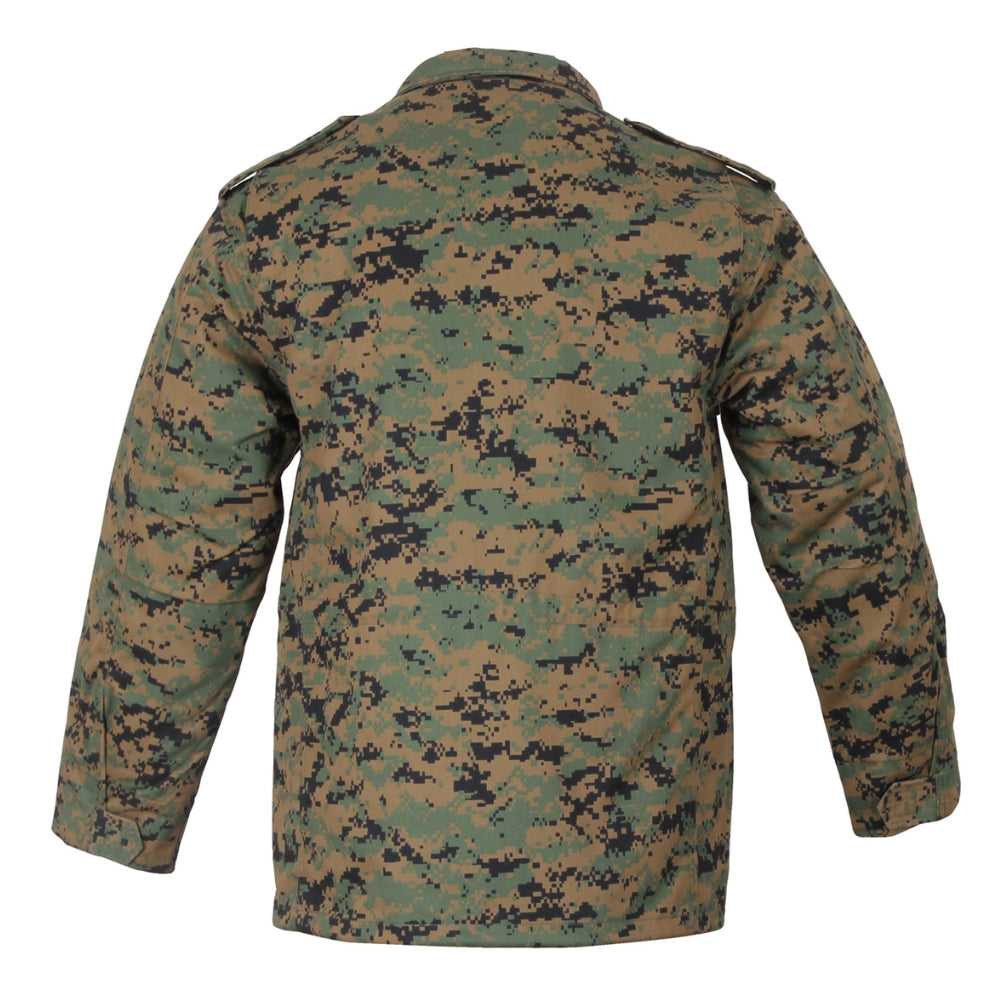 Rothco Camo M-65 Field Jacket (Woodland Digital Camo) - 2