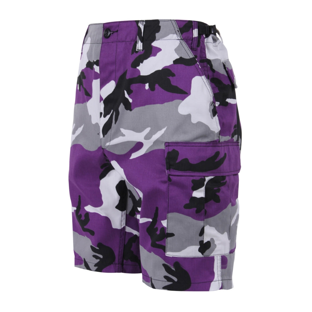 Rothco Colored Camo BDU Shorts (Ultra Violet Camo) - 2