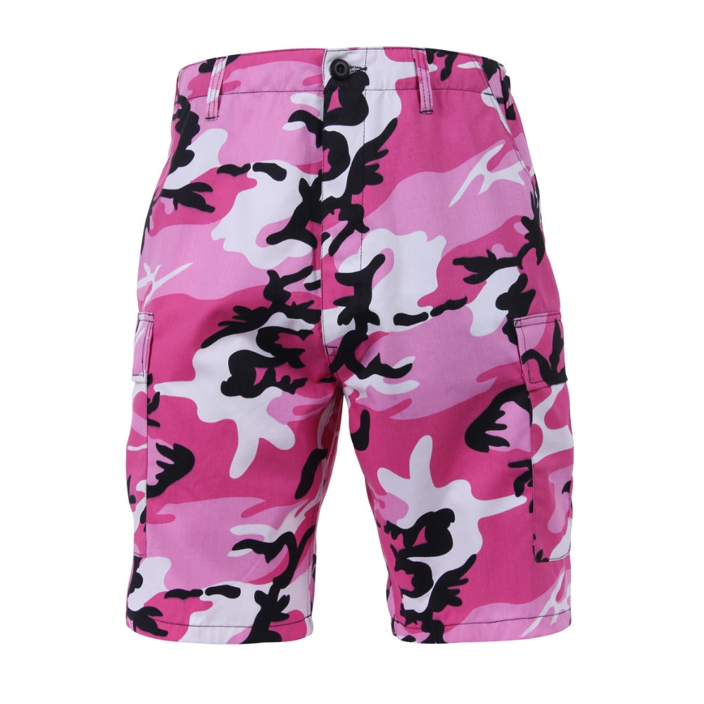 Rothco Colored Camo BDU Shorts (Pink Camo) | All Security Equipment - 1