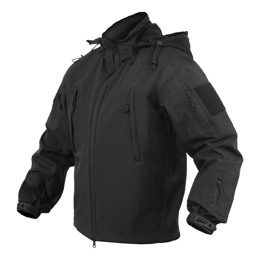 Rothco Concealed Carry Soft Shell Jacket (Black) - 1