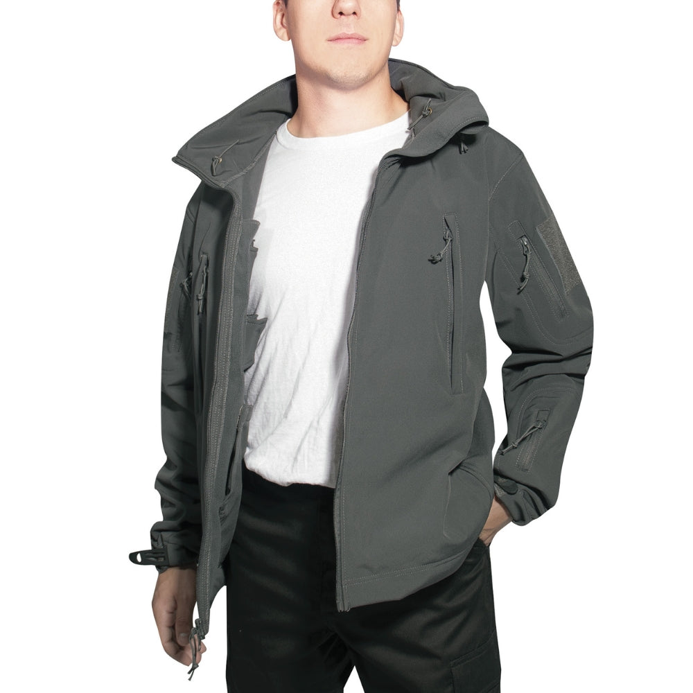 Rothco Concealed Carry Soft Shell Jacket (Gunmetal Grey) - 3