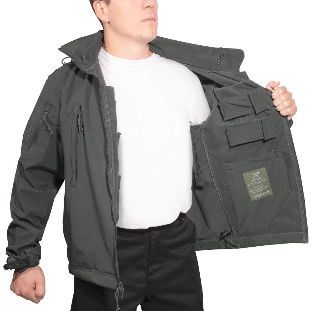 Rothco Concealed Carry Soft Shell Jacket (Gunmetal Grey) - 4