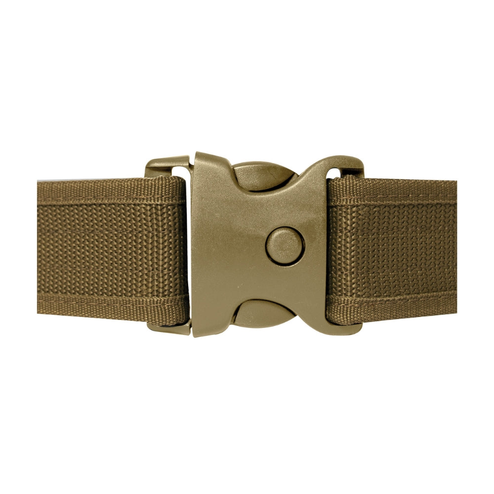 Rothco Deluxe Triple Retention Duty Belt (Coyote Brown) - 4