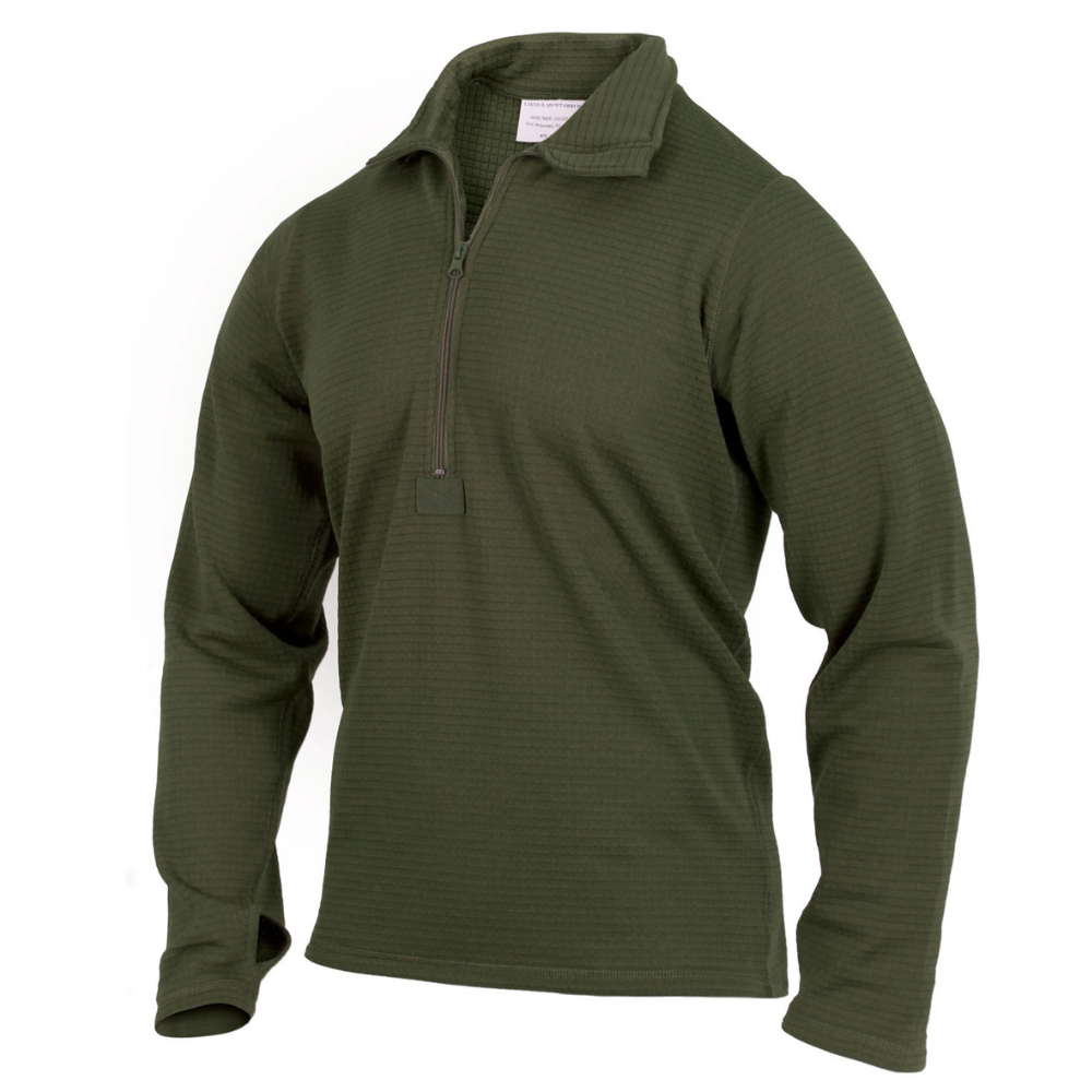 Rothco ECWCS Gen III Mid-Weight Underwear Top Level II (Olive Drab) - 2