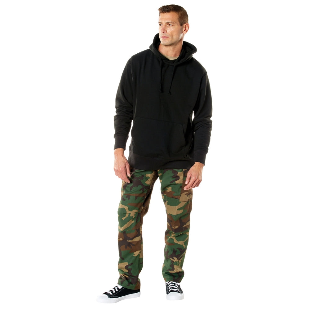 Rothco Every Day Pullover Hooded Sweatshirt (Black) - 3