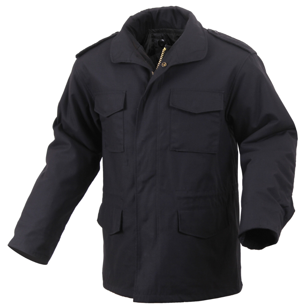 Rothco M-65 Field Jacket (Black) | All Security Equipment