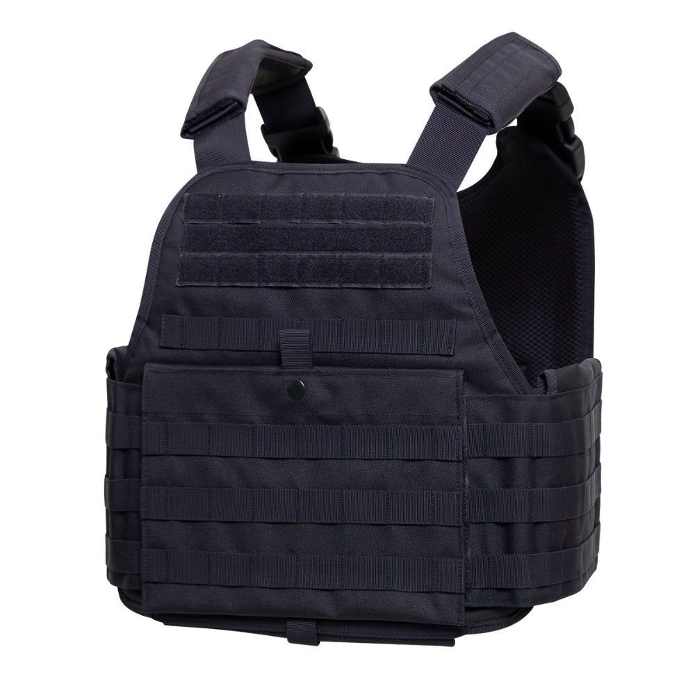Rothco MOLLE Plate Carrier Vest (Midnight Navy Blue) - 2