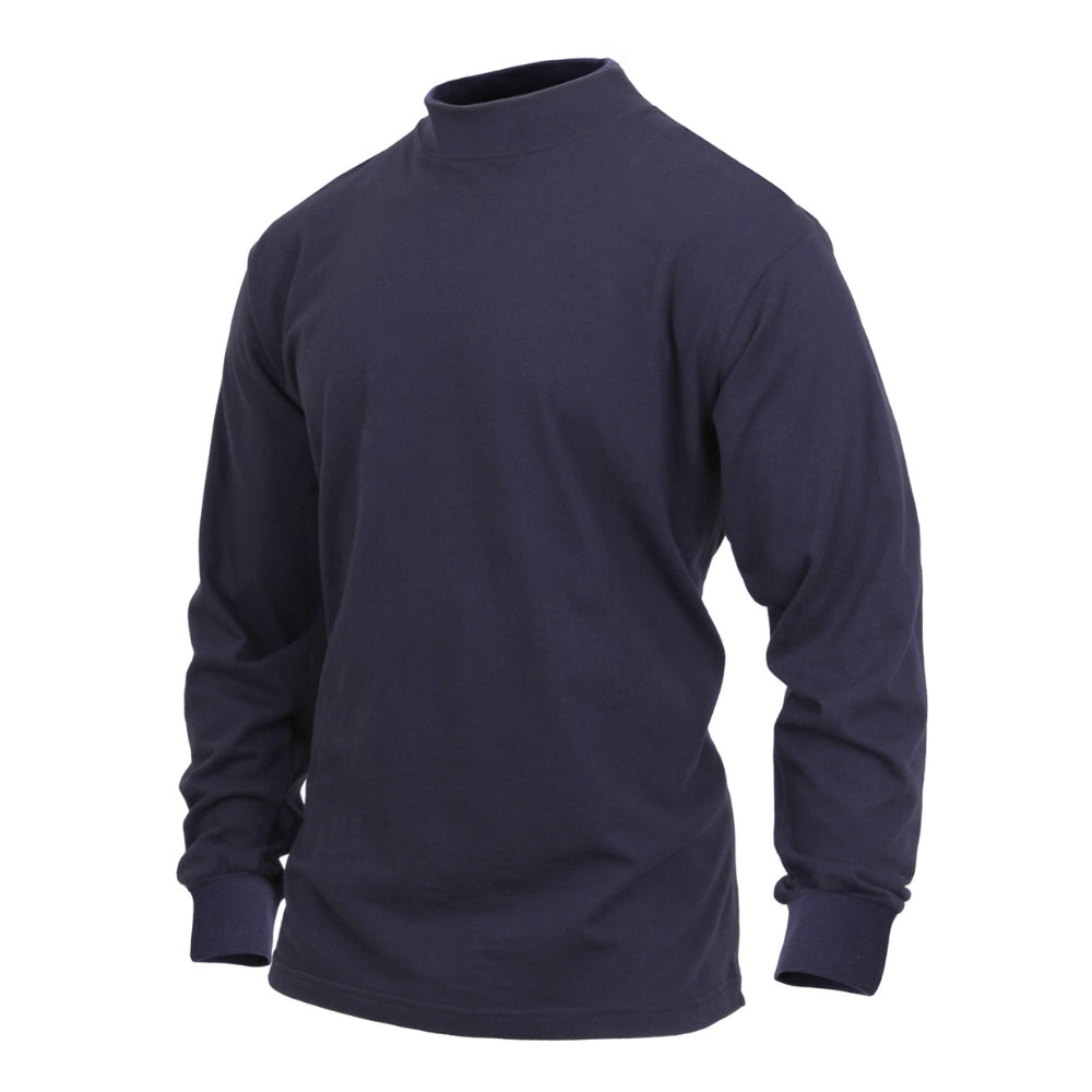 Rothco Mock Turtleneck (Midnight Navy Blue) | All Security Equipment - 2