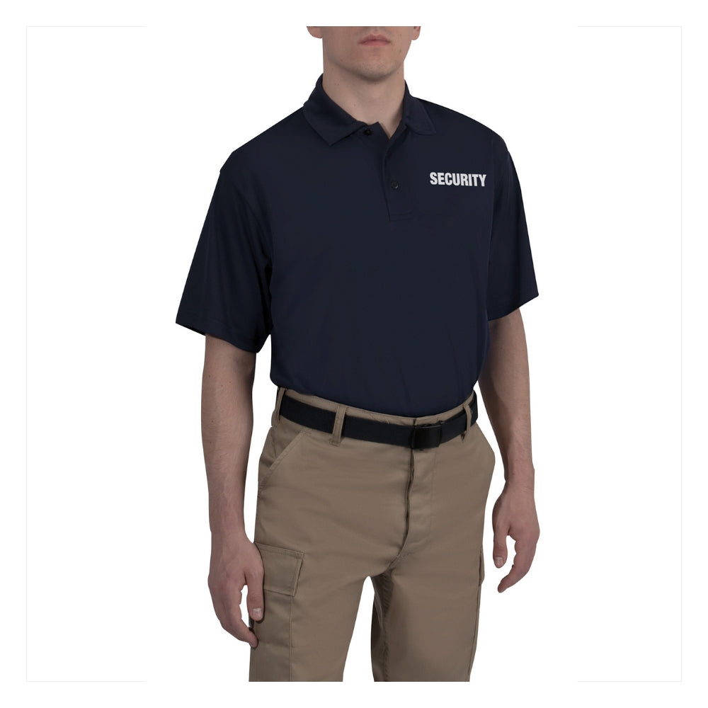 Rothco Moisture Wicking Security Polo Shirt (Midnight Navy Blue) - 3