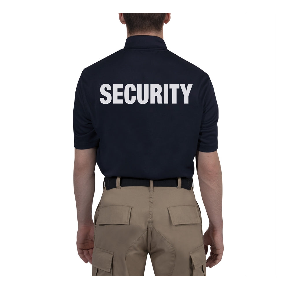 Rothco Moisture Wicking Security Polo Shirt (Midnight Navy Blue) - 4