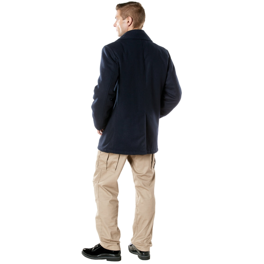 Rothco Naval Heritage Pea Coat (Navy Blue) | All Security Equipment - 3