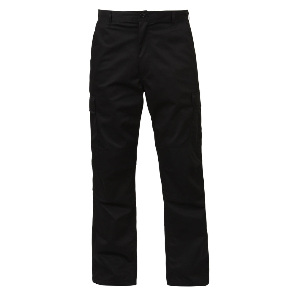 Rothco Relaxed Fit Zipper Fly BDU Pants (Black) - 1