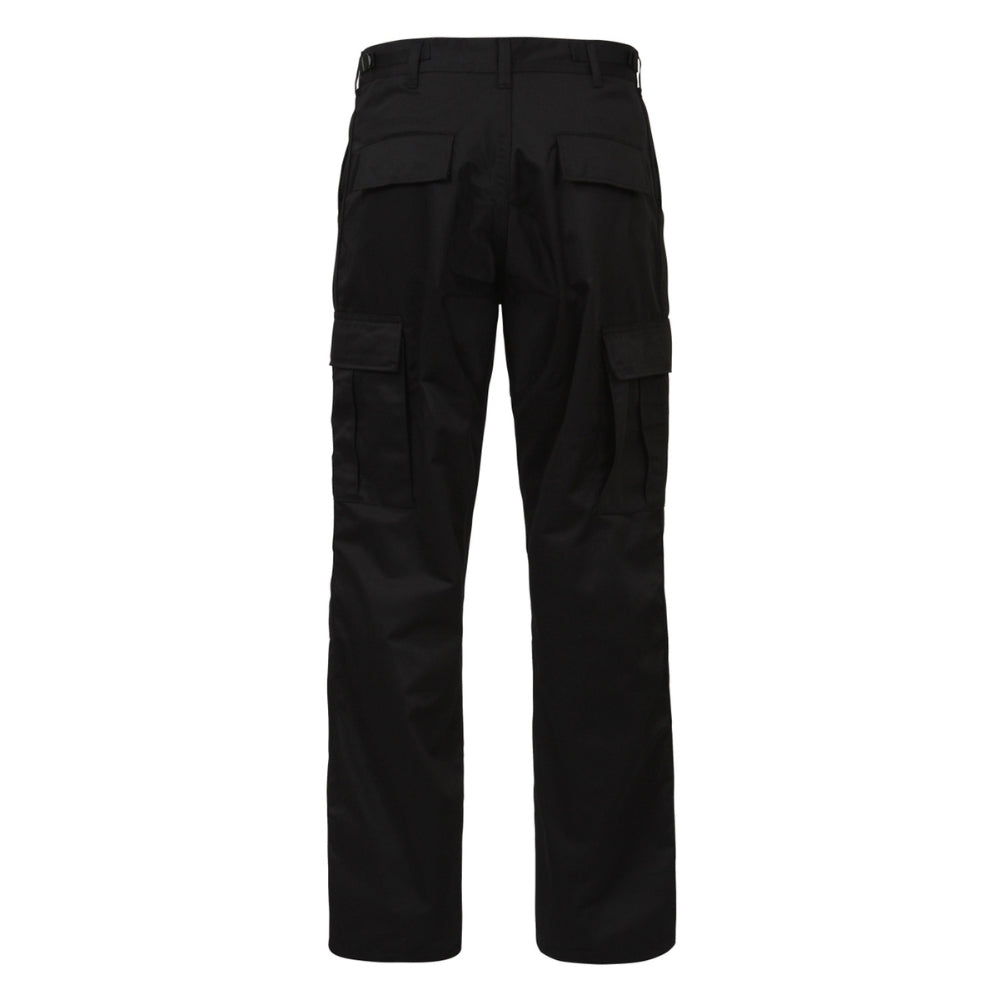 Rothco Relaxed Fit Zipper Fly BDU Pants (Black) - 3
