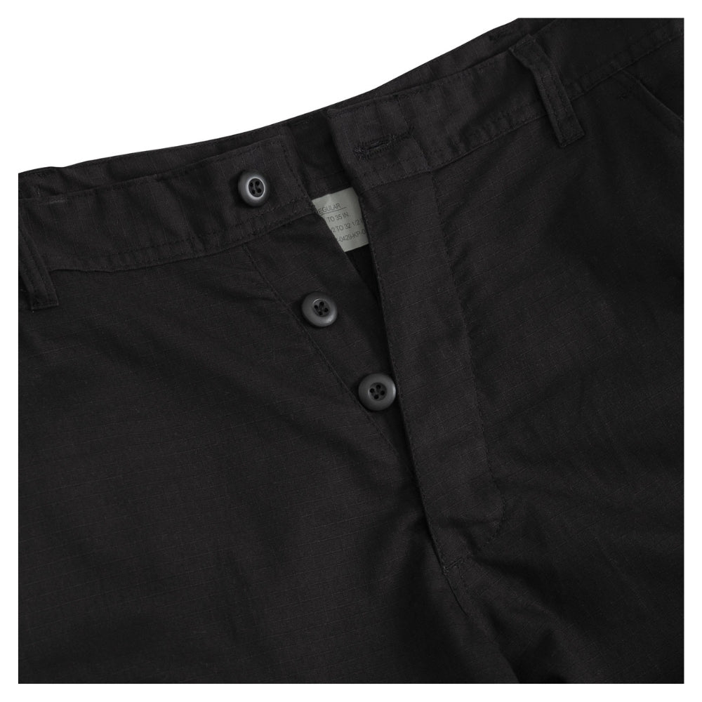 Rothco Rip-Stop BDU Pants Regular (Black) | All Security Equipment - 3