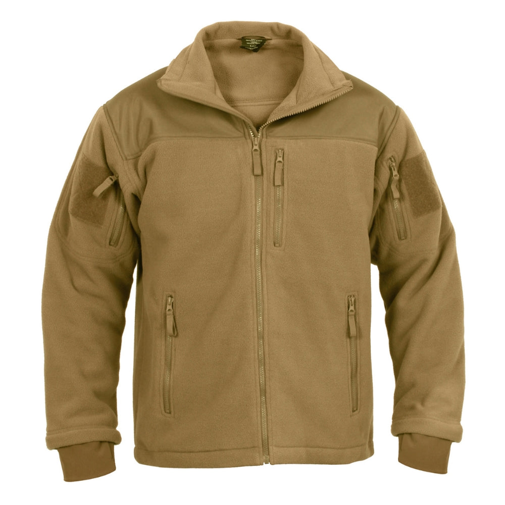 Rothco Spec Ops Tactical Fleece Jacket (Coyote Brown) - 1