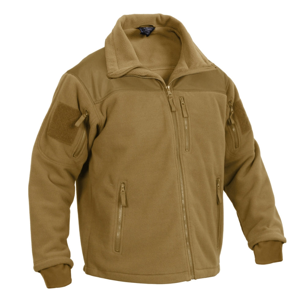 Rothco Spec Ops Tactical Fleece Jacket (Coyote Brown) - 2