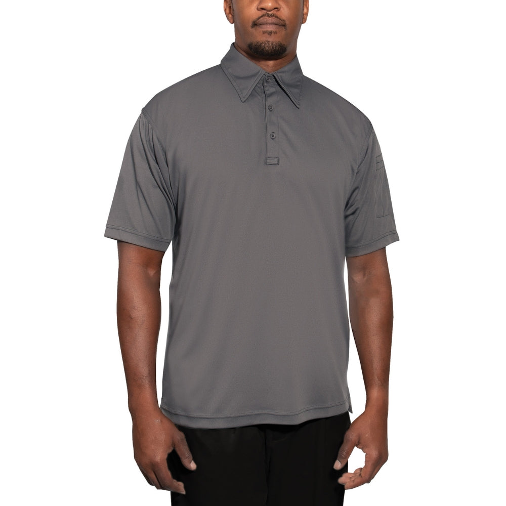 Rothco Tactical Performance Polo Shirt (Grey) | All Security Equipment - 1