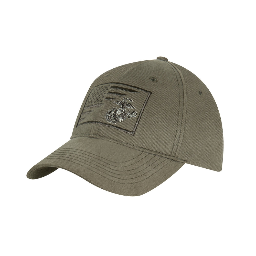 Rothco USMC Eagle, Globe and Anchor / US Flag Low Pro Cap - 1