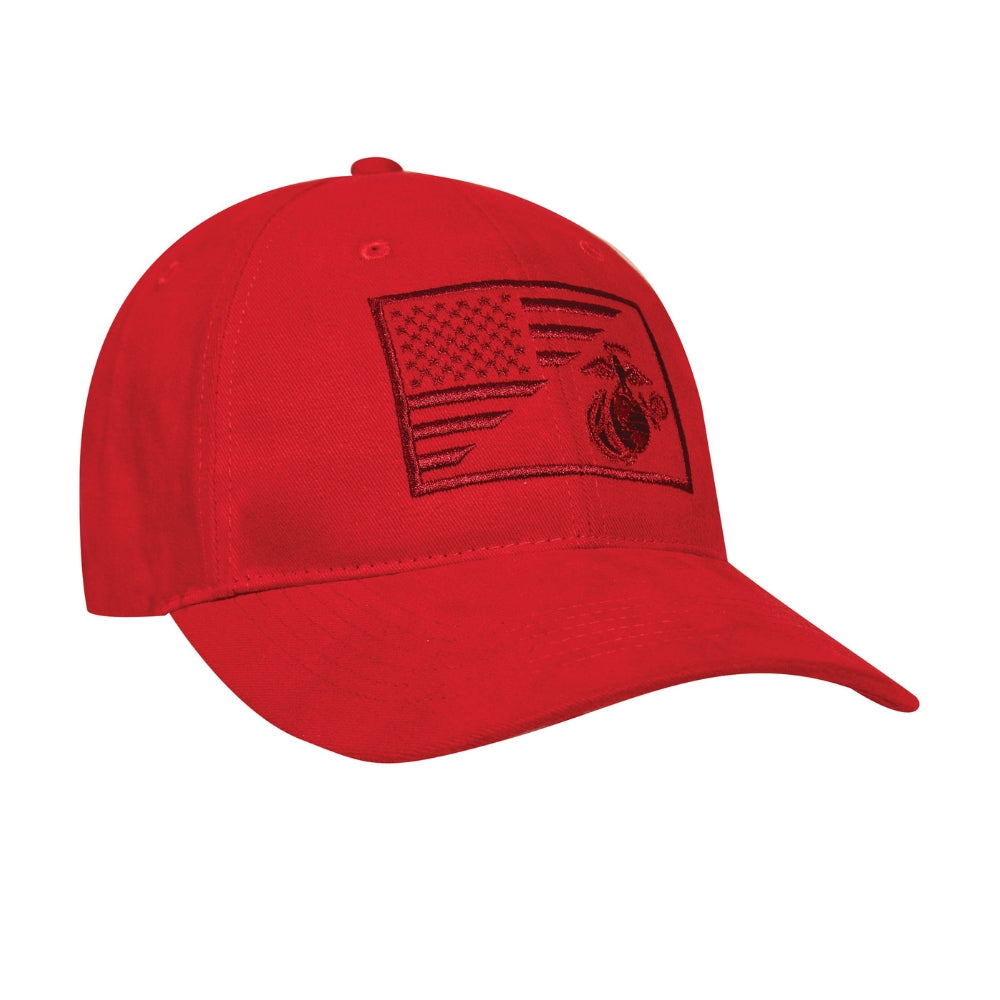Rothco USMC Eagle, Globe and Anchor / US Flag Low Pro Cap - 11
