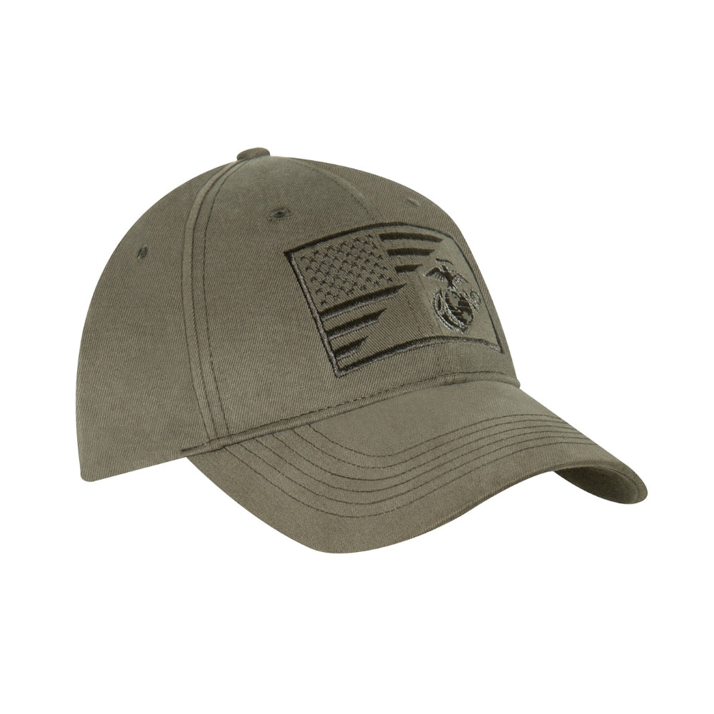 Rothco USMC Eagle, Globe and Anchor / US Flag Low Pro Cap - 2