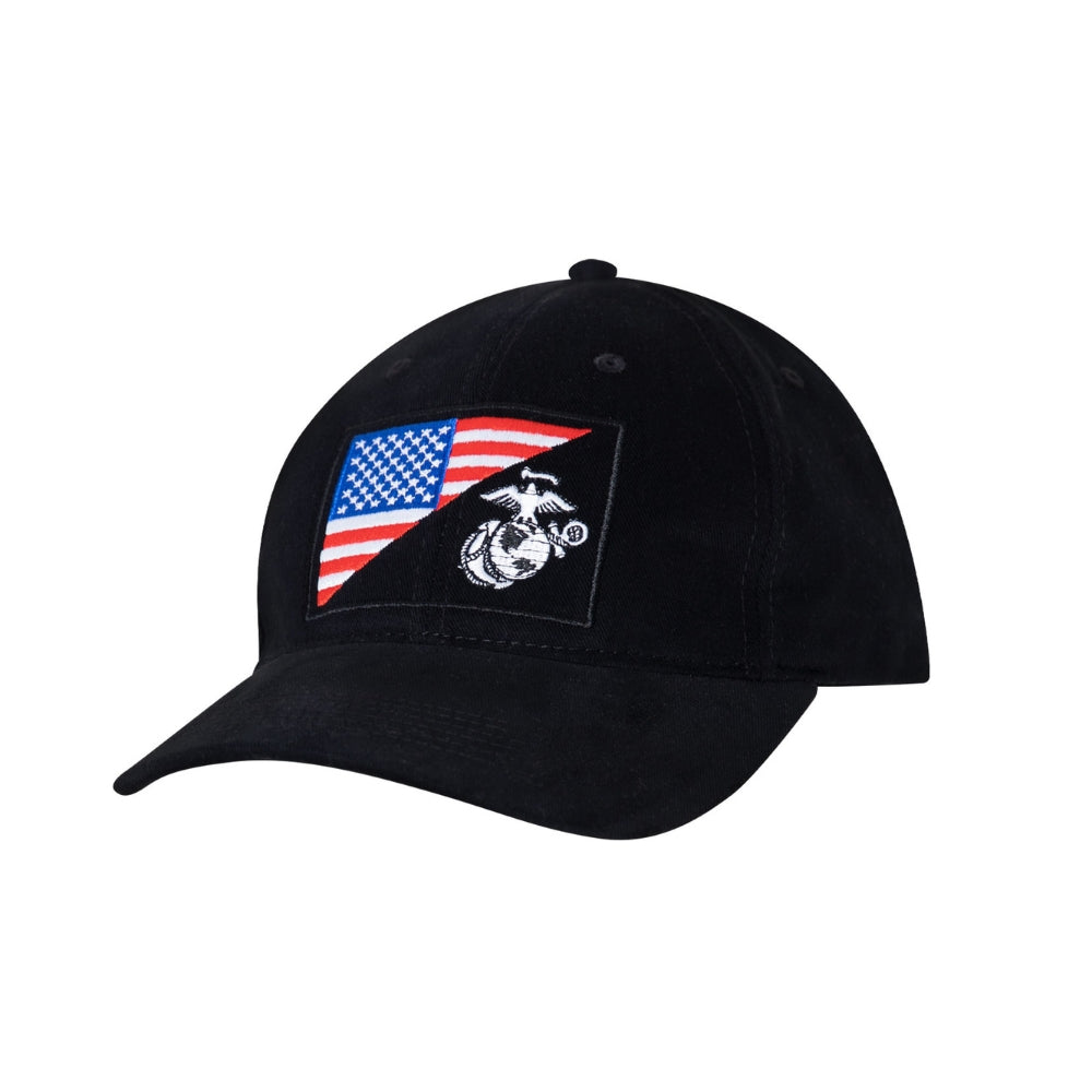 Rothco USMC Eagle, Globe and Anchor / US Flag Low Pro Cap - 4