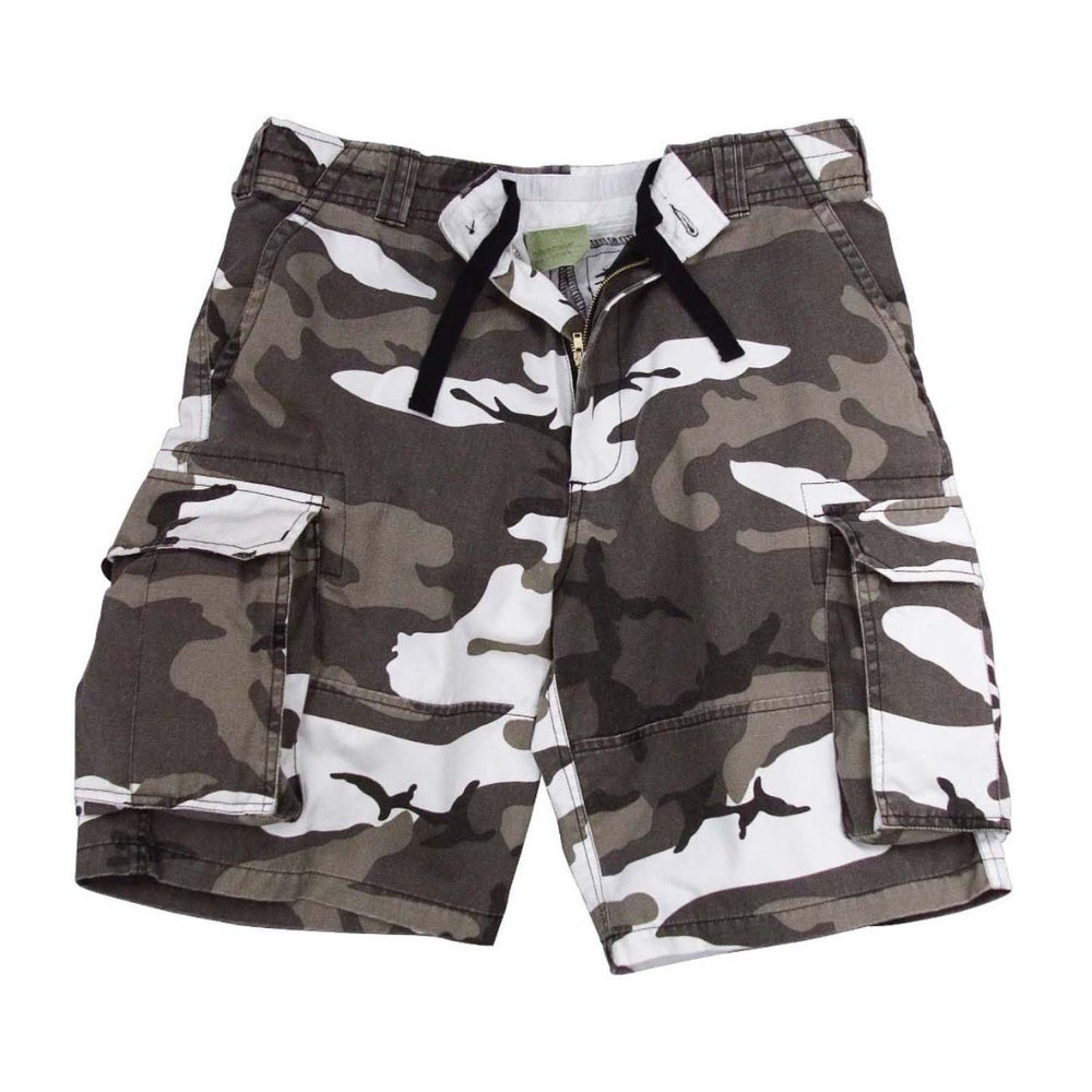 Rothco Vintage Camo Paratrooper Cargo Shorts (City Camo)