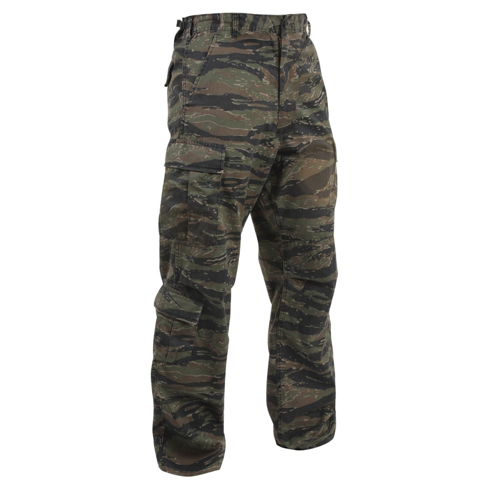 Rothco Vintage Camo Paratrooper Fatigue Pants (Tiger Stripe Camo)