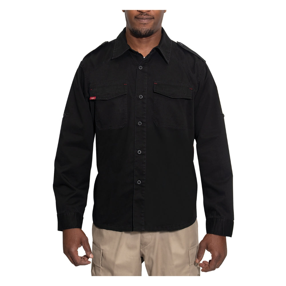Rothco Vintage Fatigue Shirts (Black) | All Security Equipment - 2