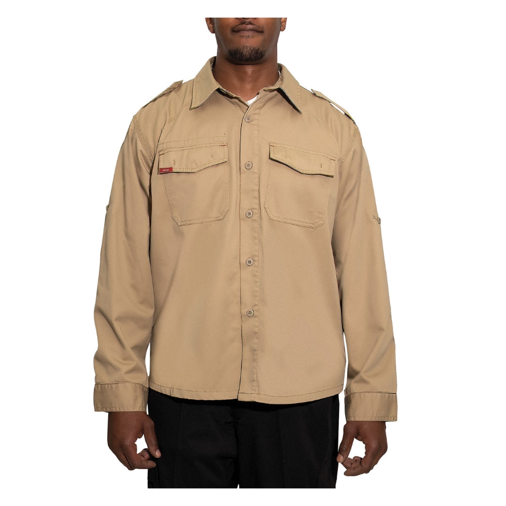 Rothco Vintage Fatigue Shirts (Khaki) | All Security Equipment - 1