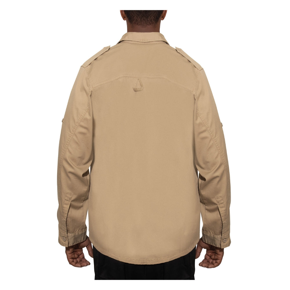 Rothco Vintage Fatigue Shirts (Khaki) | All Security Equipment - 4