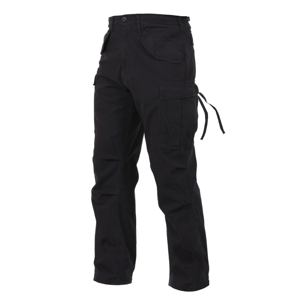 Rothco Vintage M-65 Field Pants (Black) | All Security Equipment - 1