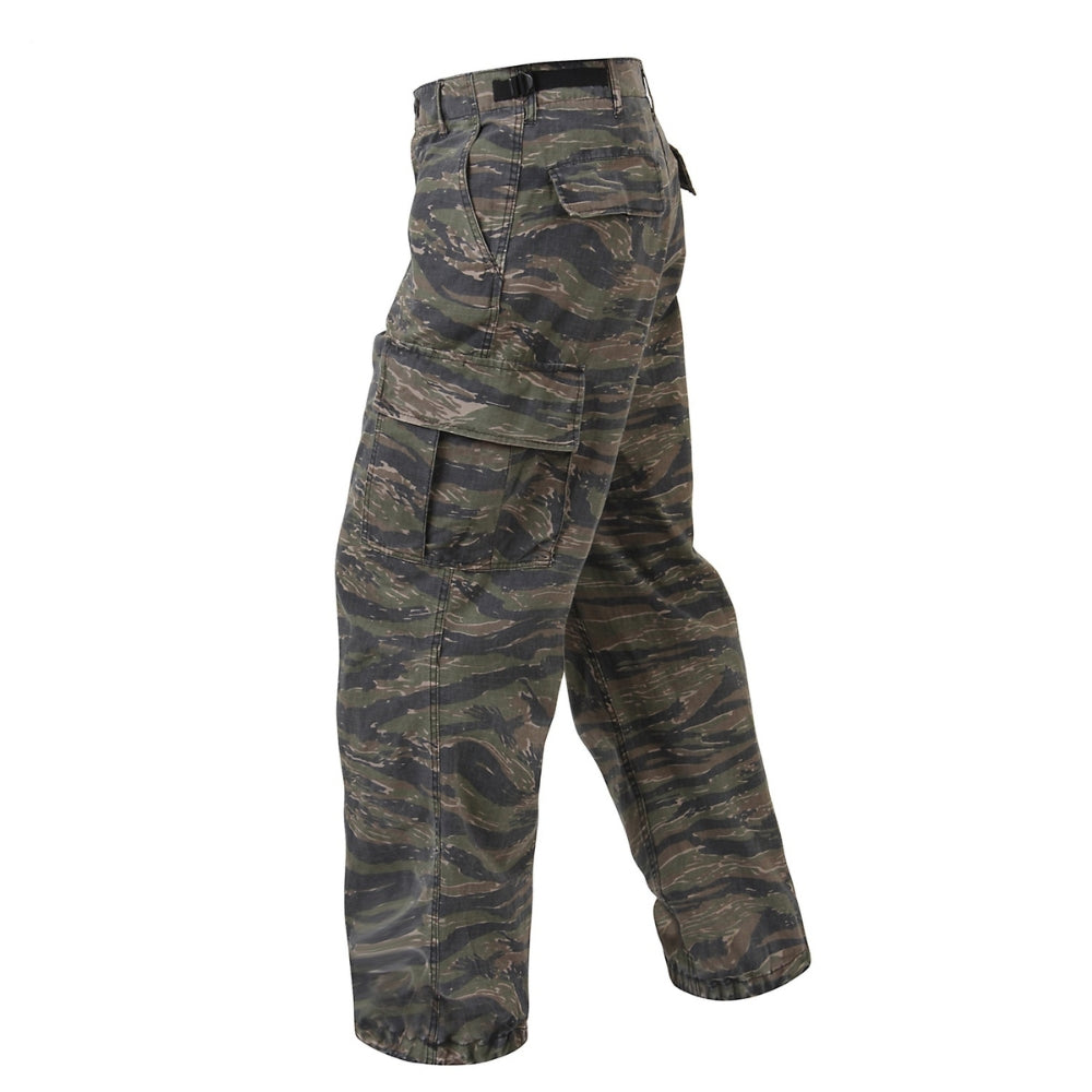 Rothco Vintage Vietnam Rip-Stop Fatigue Pants (Tiger Stripe Camo) - 2