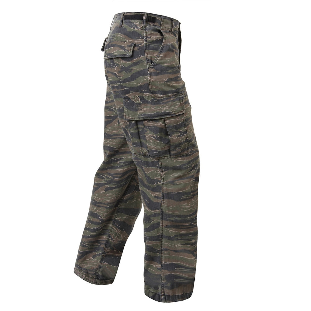 Rothco Vintage Vietnam Rip-Stop Fatigue Pants (Tiger Stripe Camo) - 3