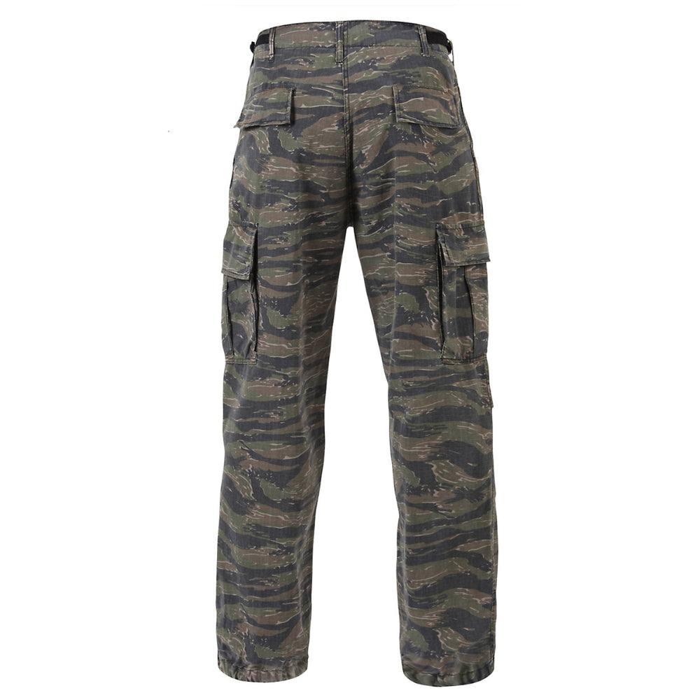 Rothco Vintage Vietnam Rip-Stop Fatigue Pants (Tiger Stripe Camo) - 4