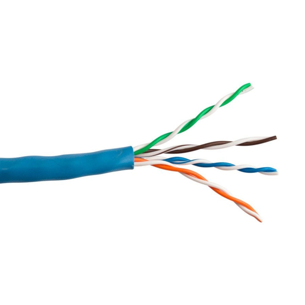 Belden 1583A 006U1000 4-Pair Cat5e UTP Non-Plenum Cable, 1,000 Ft. Box, Blue EBa