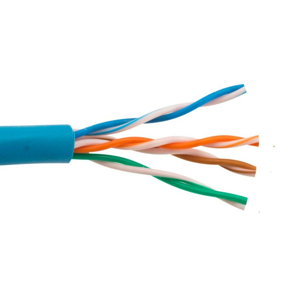 SCP CAT5E Unshielded Cable PVC Blue (1000 ft. Box) CAT5E-BLUE